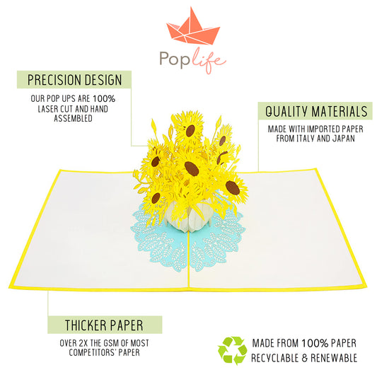 Sunflower Pop Up Card