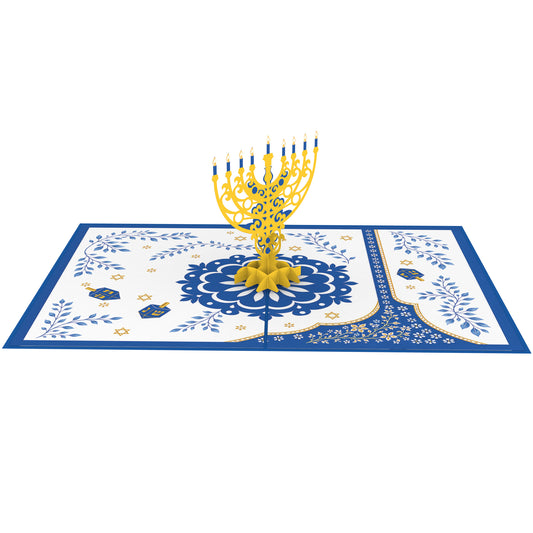 Hanukkah Menorah Pop Up Card