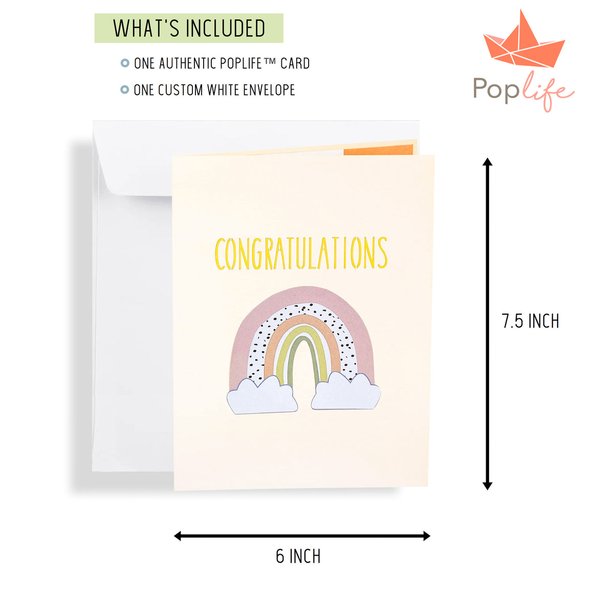 "Congratulations It's a Girl!" Pop Up Card