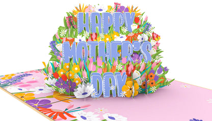 Floral Happy Mother's Day Pop Up Card