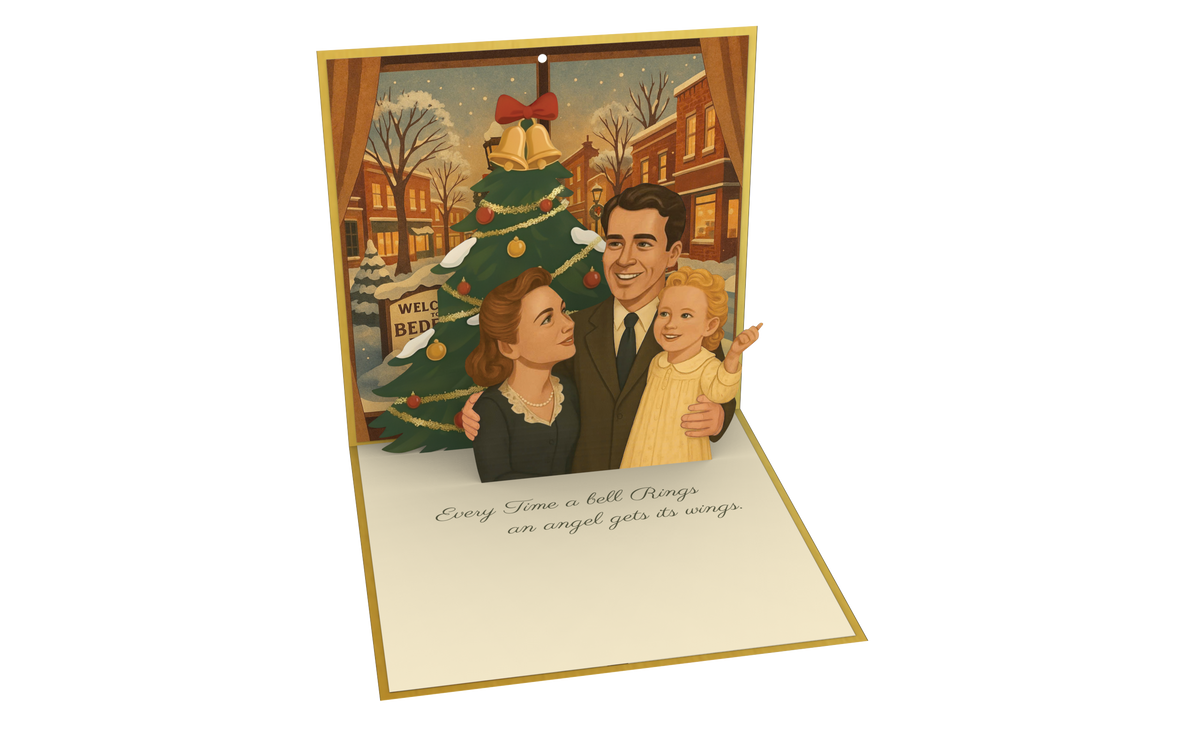 It’s a Wonderful Life Christmas Pop Up Card