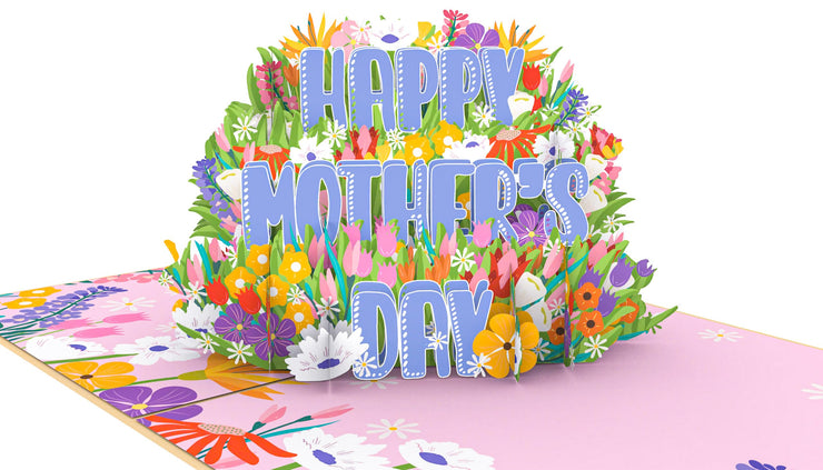 Floral Happy Mother's Day Pop Up Card