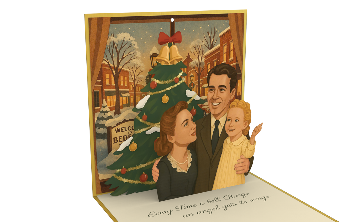 It’s a Wonderful Life Christmas Pop Up Card
