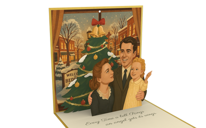 It’s a Wonderful Life Christmas Pop Up Card
