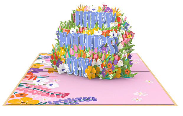 Floral Happy Mother's Day Pop Up Card