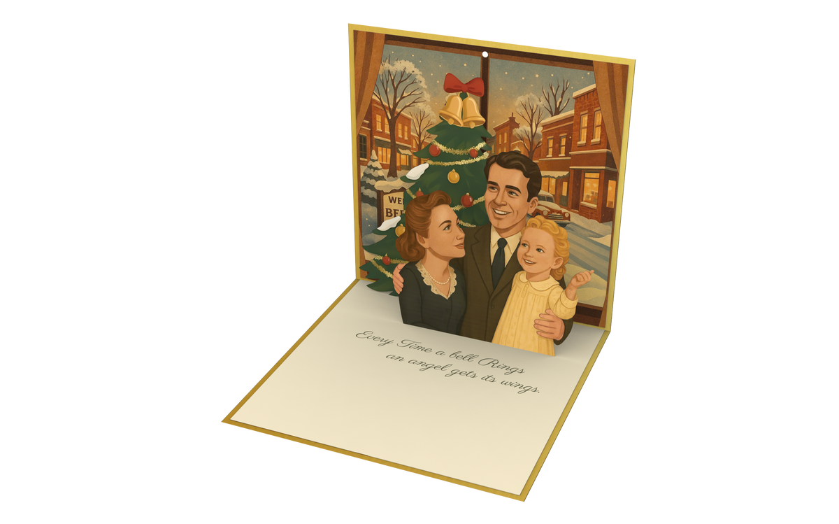 It’s a Wonderful Life Christmas Pop Up Card