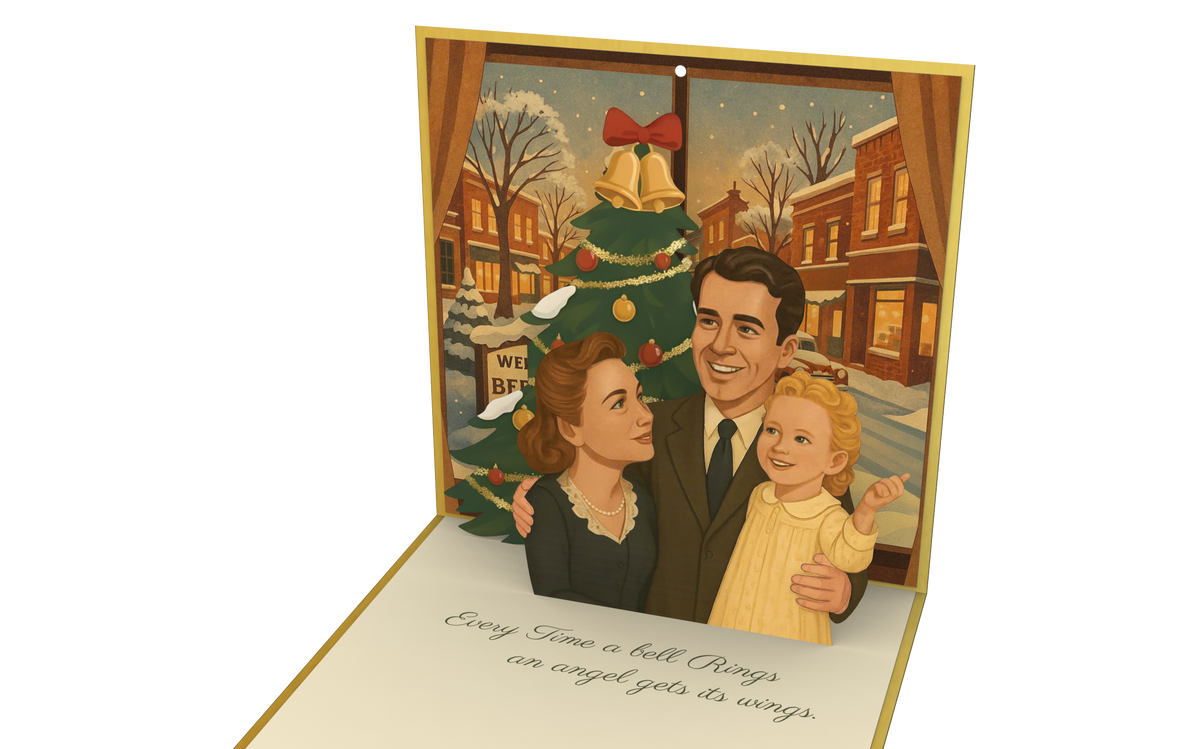 It’s a Wonderful Life Christmas Pop Up Card