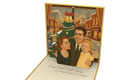 It’s a Wonderful Life Christmas Pop Up Card
