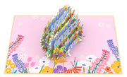 Floral Happy Mother's Day Pop Up Card