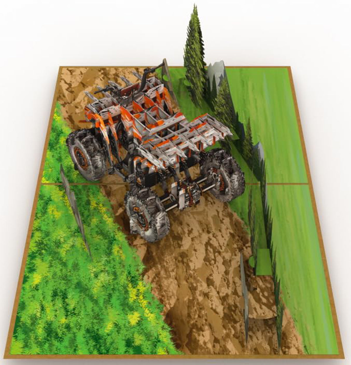 ATV Quad Bike Pop Up Card