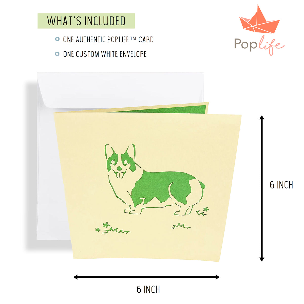 Corgi Puppy Pop Up Card