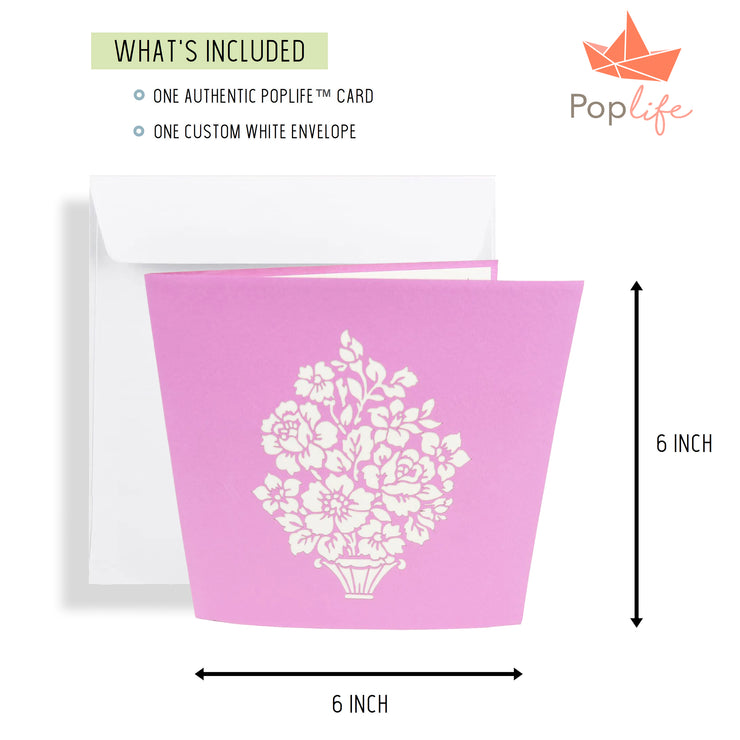 Flower Bouquet Pop Up Card