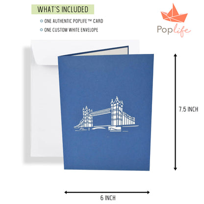 London Tower Bridge Pop Up Card