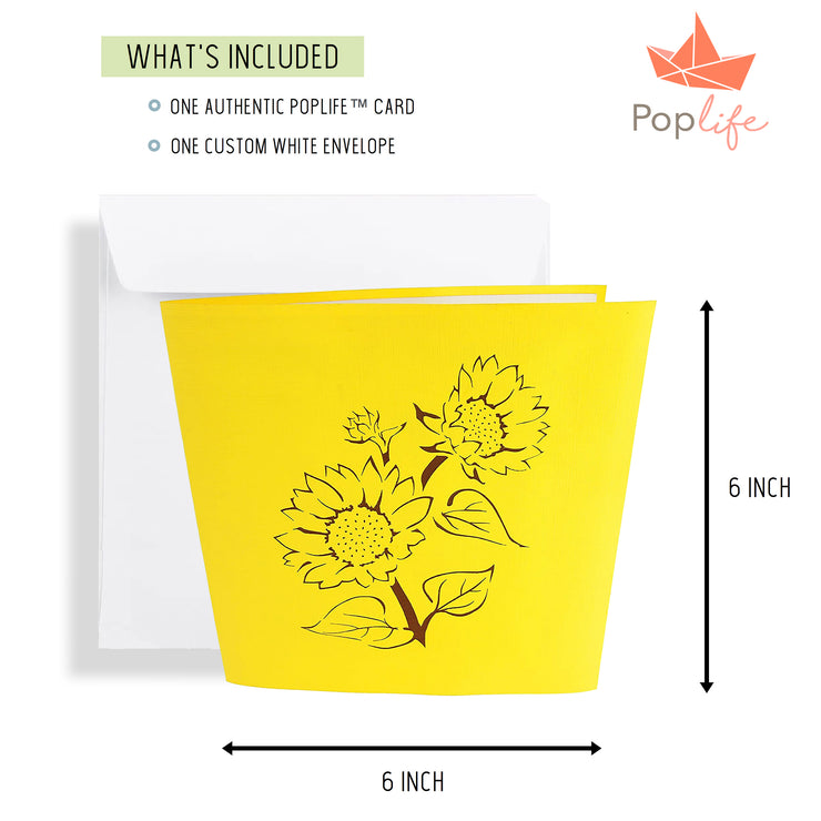 Sunflower Pop Up Card