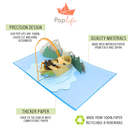 Fishing Trip Pop Up Card