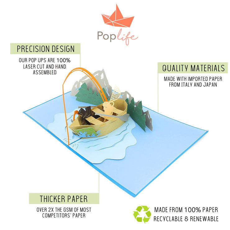Fishing Trip Pop Up Card