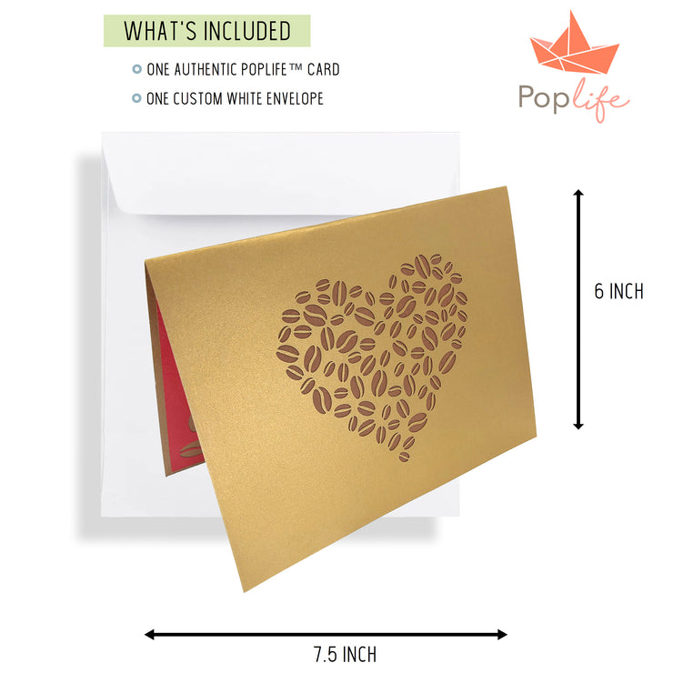 Coffee Love Pop Up Card
