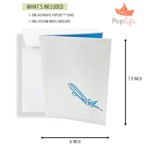 Jet Airplane Pop Up Card