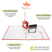 Guitar Pop Up Card