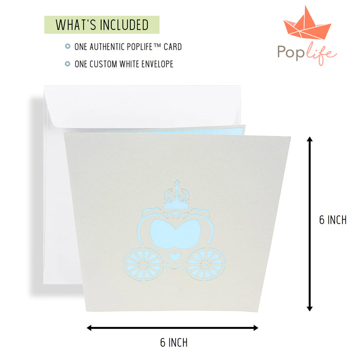 Fairy Tale Carriage Pop Up Card