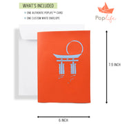 Torii Japan Gate Pop Up Card