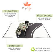 Motorcycle Pop up Card