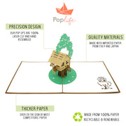 Tree House Pop Up Card
