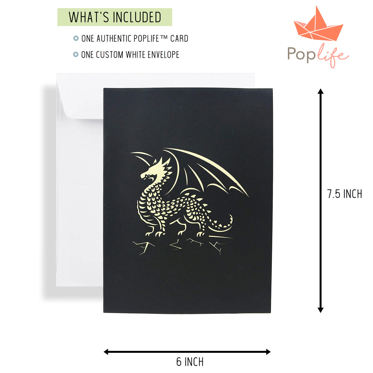Fire Breathing Dragon Pop Up Card