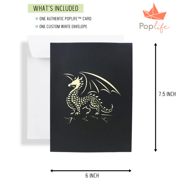 Fire Breathing Dragon Pop Up Card