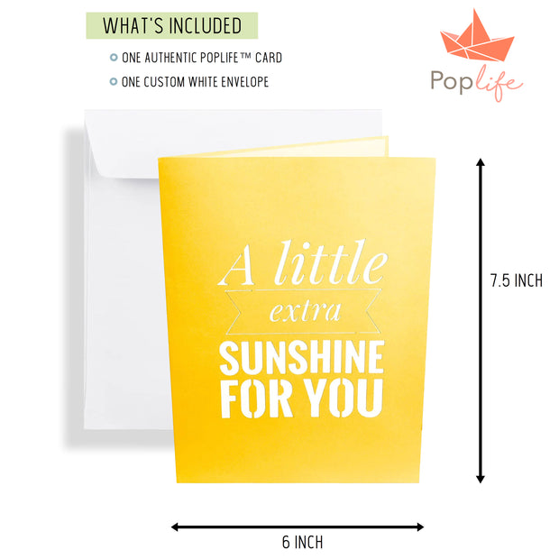 Sunflower Pop Up Card