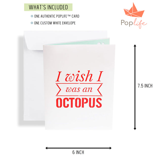 Naughty Octopus Pop Up Card