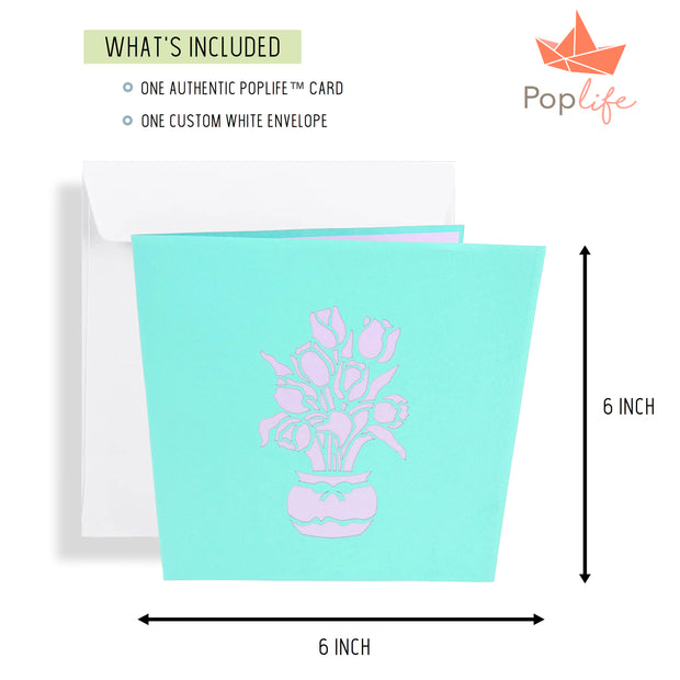 Tulip Bouquet Pop Up Card