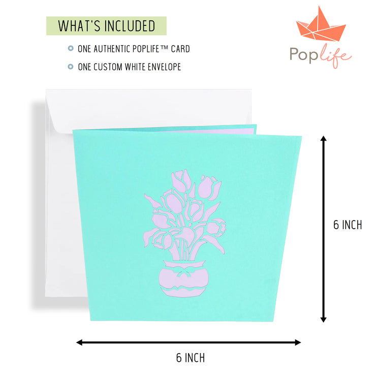 Tulip Bouquet Pop Up Card