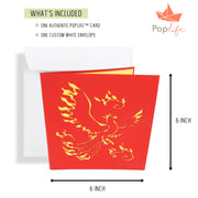Rising Phoenix Pop Up Card