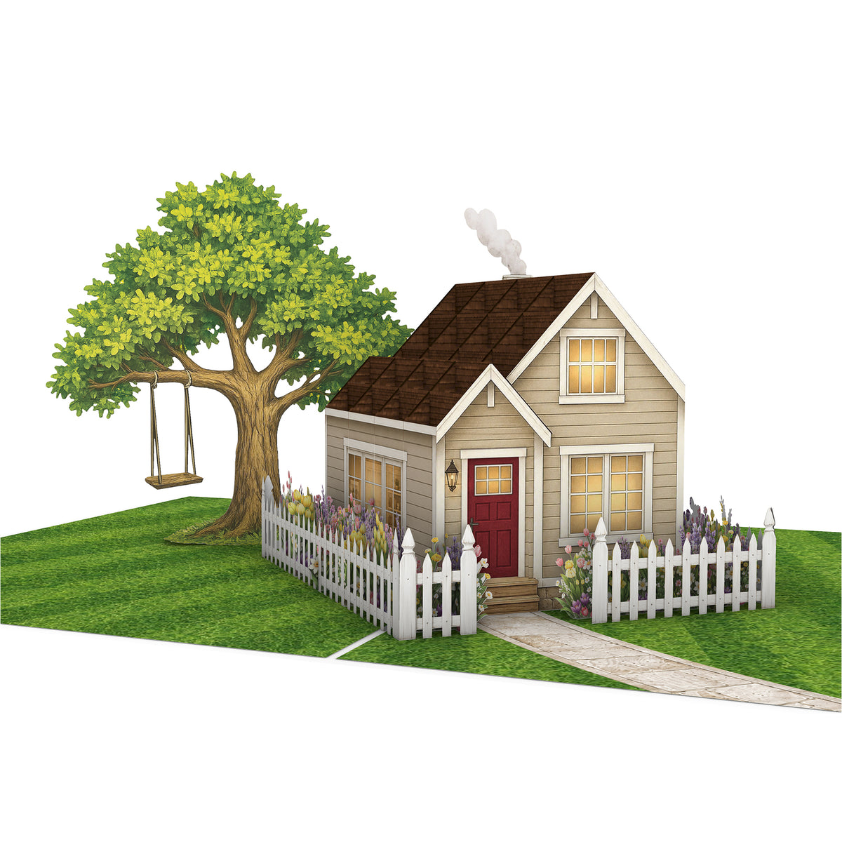 Family House Pop Up Card