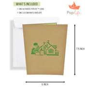 Family House Pop Up Card
