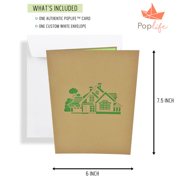 Family House Pop Up Card