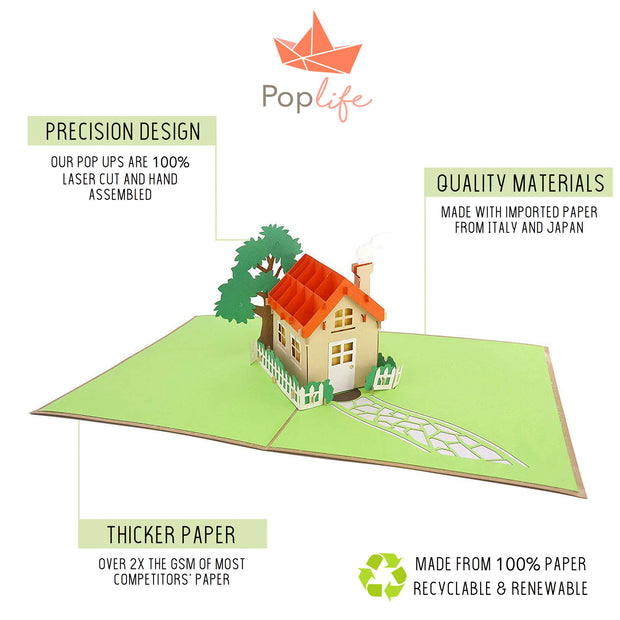 Family House Pop Up Card