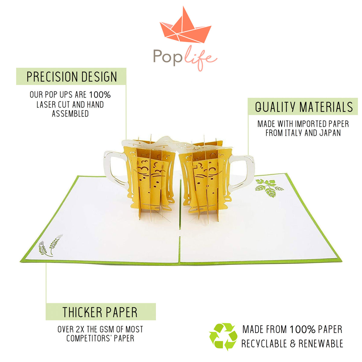 Craft Beer Pop Up Card