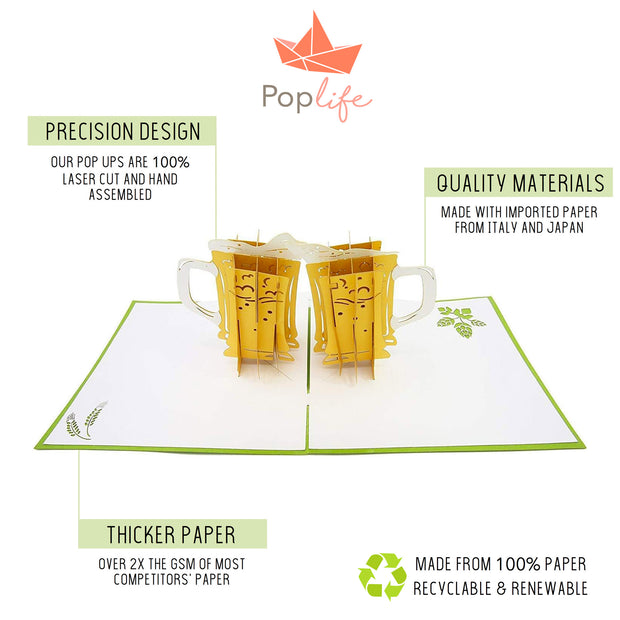 Craft Beer Pop Up Card