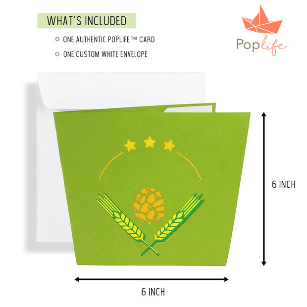 Craft Beer Pop Up Card