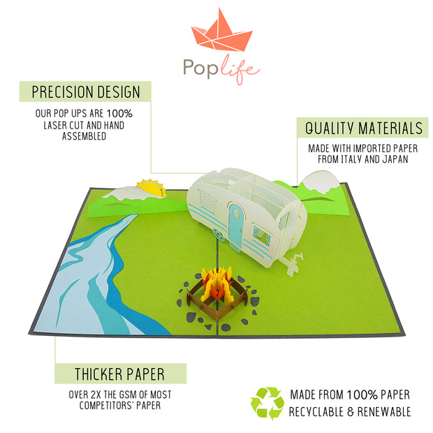 Camping Trip Pop Up Card