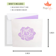 Pink Roses Pop Up Card