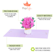Pink Roses Pop Up Card