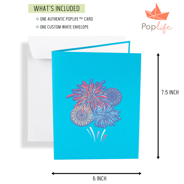 Fireworks Pop Up Card