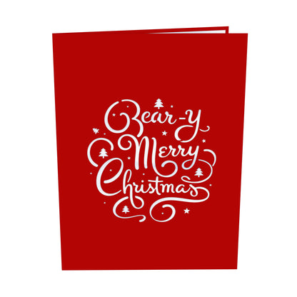 Holiday Bear Pop Up Card