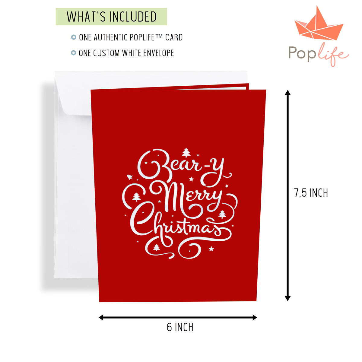 Holiday Bear Pop Up Card