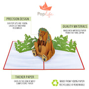 Holiday Bear Pop Up Card