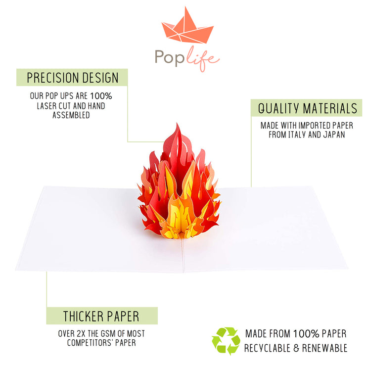 You're FIRE Pop Up Card