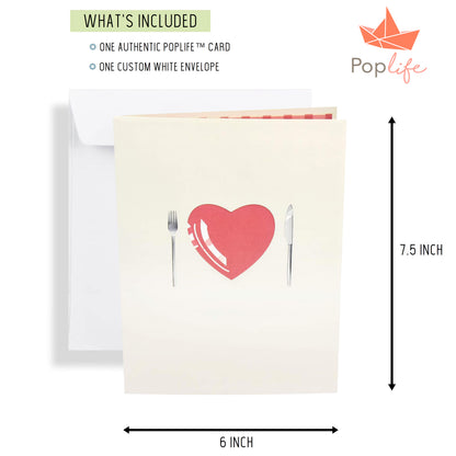Romantic Date for Two Pop Up Card